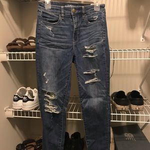 American Eagle High Rise Skinny Jeans